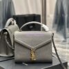 Replica YSL Saint Laurent College Medium Chain Bag In Light Suede With Fringes 531705 Black 14 Replica YSL Saint Laurent College Medium Chain Bag In Light Suede With Fringes 531705 Black 14