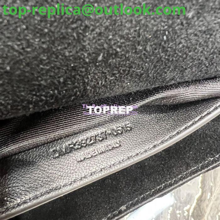 Replica YSL Saint Laurent College Medium Chain Bag In Light Suede With Fringes 531705 Black 11 Replica YSL Saint Laurent College Medium Chain Bag In Light Suede With Fringes 531705 Black 11