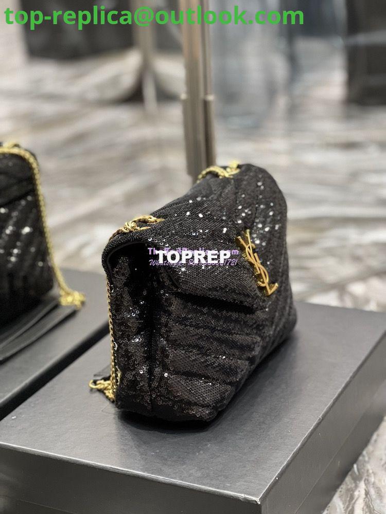 Replica YSL Saint Laurent Loulou Small Chain Bag In Quilted "Y" Leather, Satin And Sequins 494699 3 Replica YSL Saint Laurent Loulou Small Chain Bag In Quilted "Y" Leather, Satin And Sequins 494699 3
