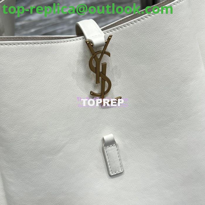 Replica YSL Saint Laurent Le 5 À 7 Soft Small Hobo Bag In Smooth Leather 713938 Blanc 6 Replica YSL Saint Laurent Le 5 À 7 Soft Small Hobo Bag In Smooth Leather 713938 Blanc 6