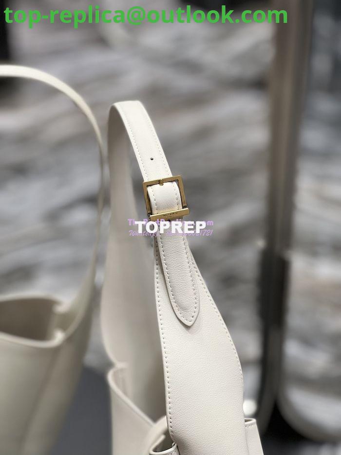Replica YSL Saint Laurent Le 5 À 7 Soft Small Hobo Bag In Smooth Leather 713938 Blanc 9 Replica YSL Saint Laurent Le 5 À 7 Soft Small Hobo Bag In Smooth Leather 713938 Blanc 9
