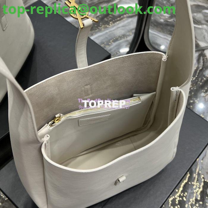 Replica YSL Saint Laurent Le 5 À 7 Soft Small Hobo Bag In Smooth Leather 713938 Blanc 10 Replica YSL Saint Laurent Le 5 À 7 Soft Small Hobo Bag In Smooth Leather 713938 Blanc 10