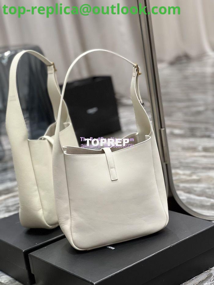 Replica YSL Saint Laurent Le 5 À 7 Soft Small Hobo Bag In Smooth Leather 713938 Blanc 12 Replica YSL Saint Laurent Le 5 À 7 Soft Small Hobo Bag In Smooth Leather 713938 Blanc 12