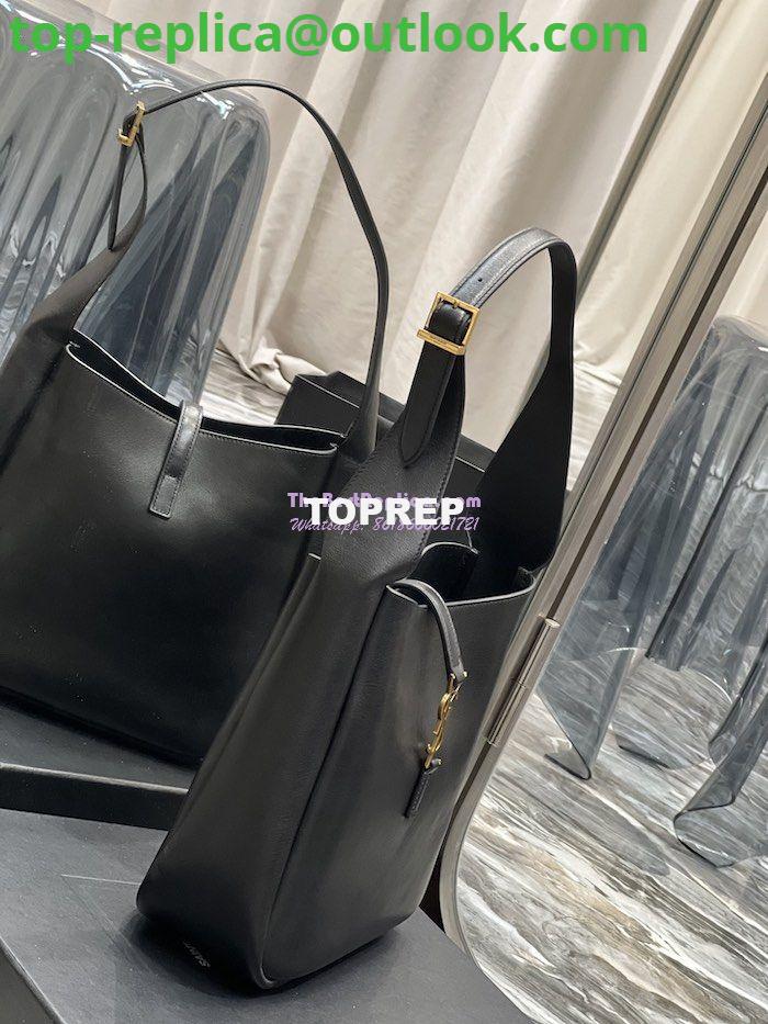 Replica YSL Saint Laurent Le 5 À 7 Soft Small Hobo Bag In Smooth Leather 713938 Black 3 Replica YSL Saint Laurent Le 5 À 7 Soft Small Hobo Bag In Smooth Leather 713938 Black 3