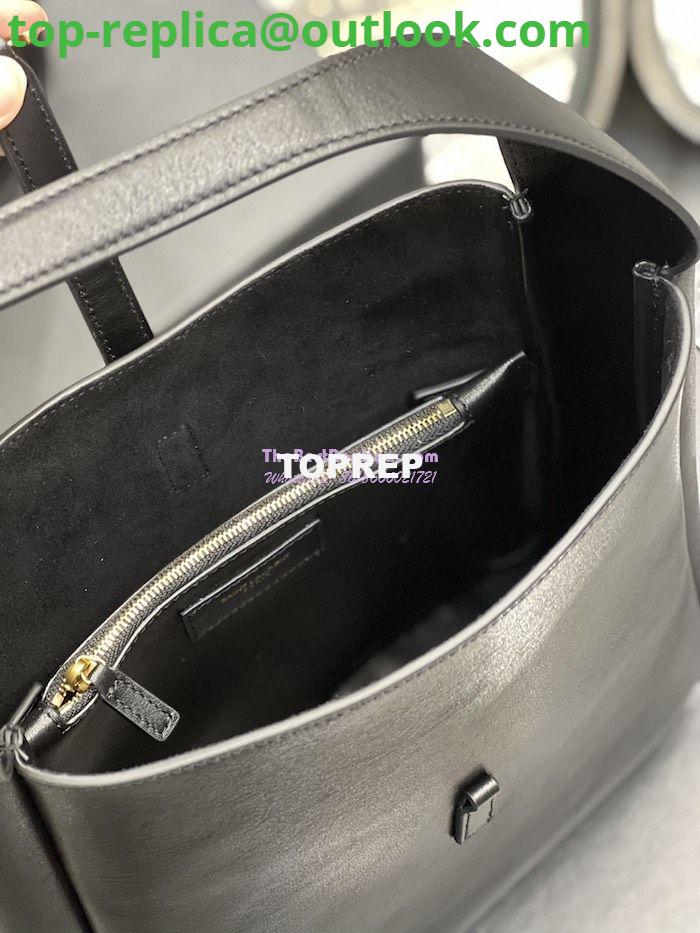 Replica YSL Saint Laurent Le 5 À 7 Soft Small Hobo Bag In Smooth Leather 713938 Black 7 Replica YSL Saint Laurent Le 5 À 7 Soft Small Hobo Bag In Smooth Leather 713938 Black 7