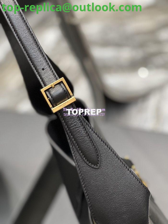 Replica YSL Saint Laurent Le 5 À 7 Soft Small Hobo Bag In Smooth Leather 713938 Black 8 Replica YSL Saint Laurent Le 5 À 7 Soft Small Hobo Bag In Smooth Leather 713938 Black 8