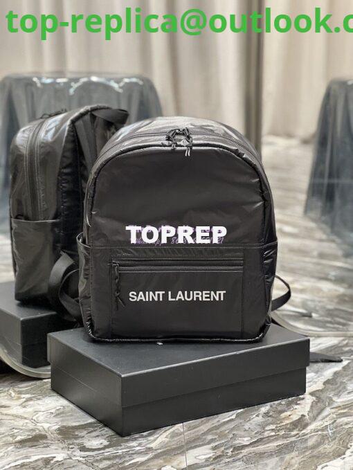 Replica YSL Saint Laurent Nuxx Backpack In Nylon 623698 Black