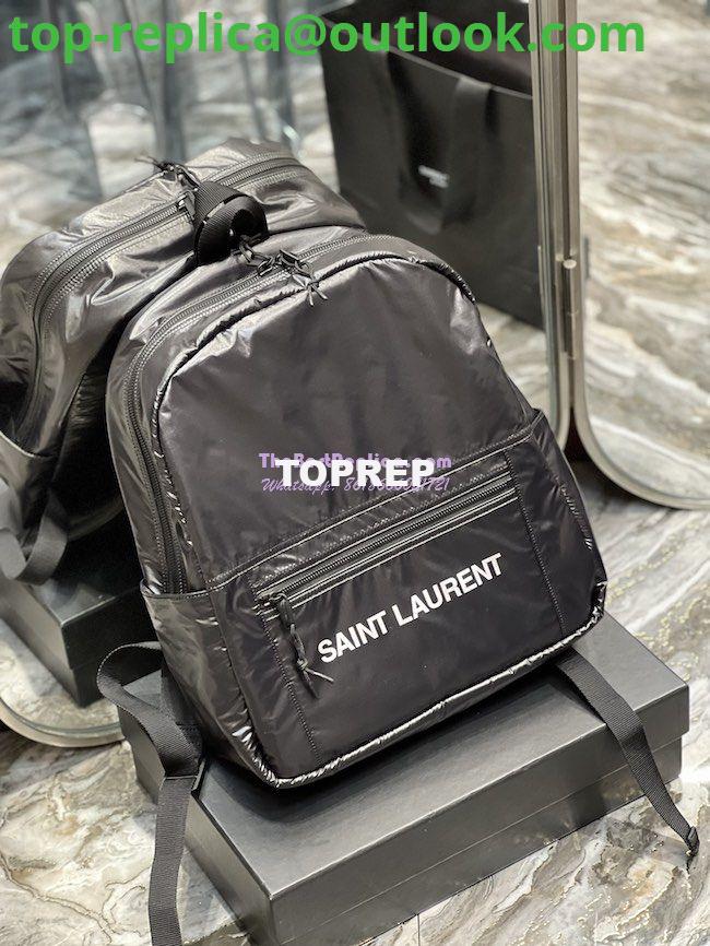 Replica YSL Saint Laurent Nuxx Backpack In Nylon 623698 Black 2 Replica YSL Saint Laurent Nuxx Backpack In Nylon 623698 Black 2