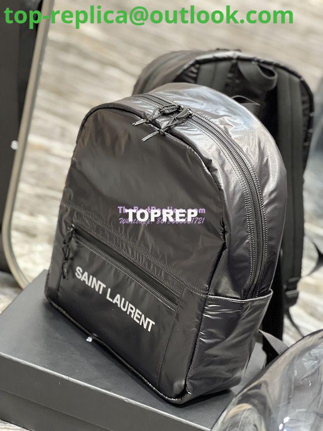 Replica YSL Saint Laurent Nuxx Backpack In Nylon 623698 Black 3 Replica YSL Saint Laurent Nuxx Backpack In Nylon 623698 Black 3