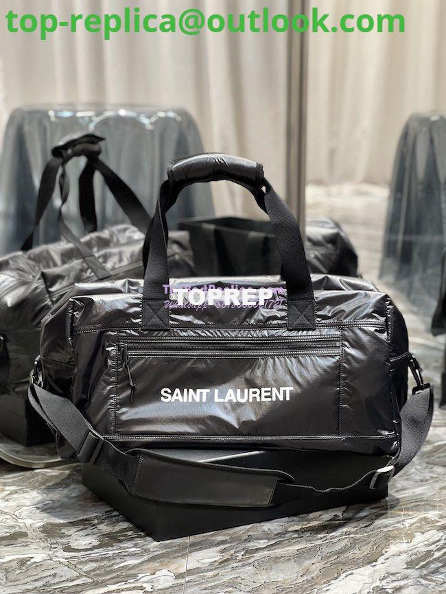 Replica YSL Saint Laurent Nuxx Duffle In Nylon 581374 Black Replica YSL Saint Laurent Nuxx Duffle In Nylon 581374 Black