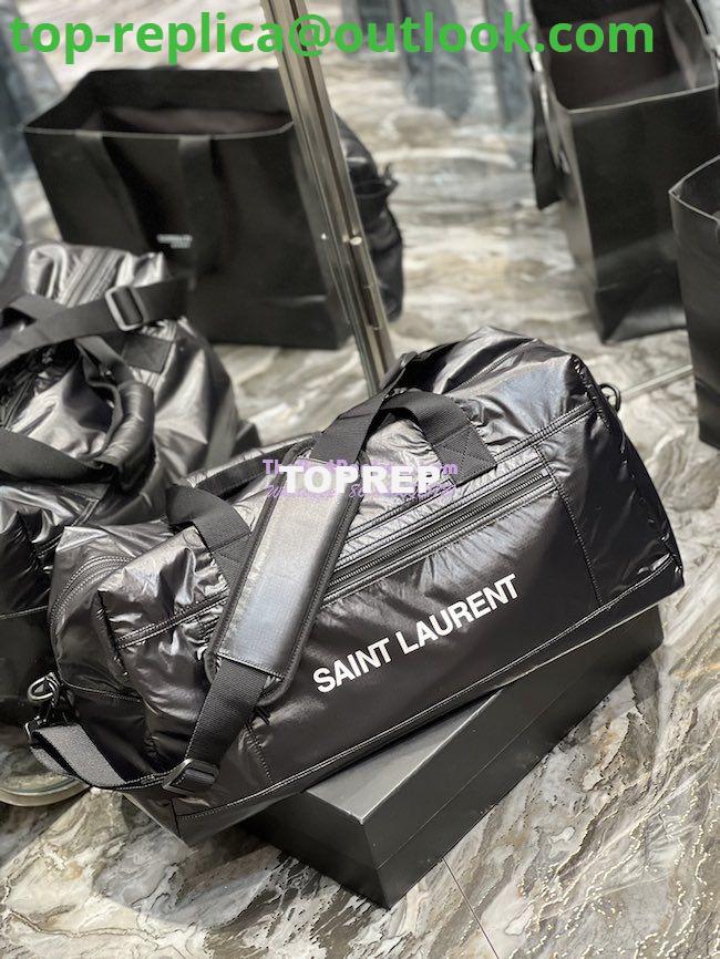 Replica YSL Saint Laurent Nuxx Duffle In Nylon 581374 Black 2 Replica YSL Saint Laurent Nuxx Duffle In Nylon 581374 Black 2