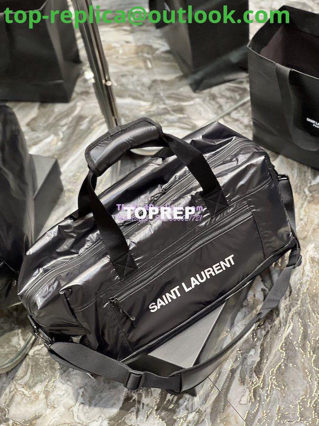 Replica YSL Saint Laurent Nuxx Duffle In Nylon 581374 Black 3 Replica YSL Saint Laurent Nuxx Duffle In Nylon 581374 Black 3