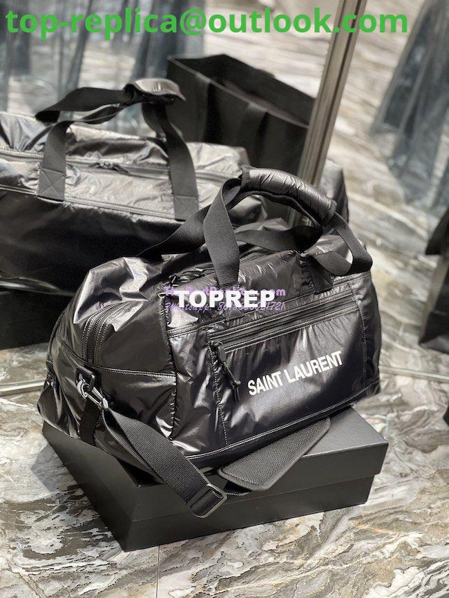 Replica YSL Saint Laurent Nuxx Duffle In Nylon 581374 Black 5 Replica YSL Saint Laurent Nuxx Duffle In Nylon 581374 Black 5