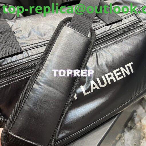 Replica YSL Saint Laurent Nuxx Duffle In Nylon 581374 Black 8