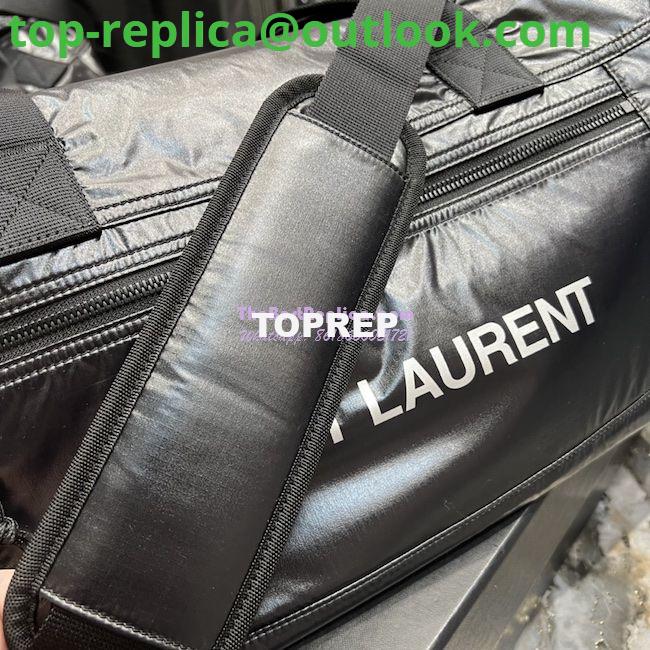 Replica YSL Saint Laurent Nuxx Duffle In Nylon 581374 Black 8 Replica YSL Saint Laurent Nuxx Duffle In Nylon 581374 Black 8