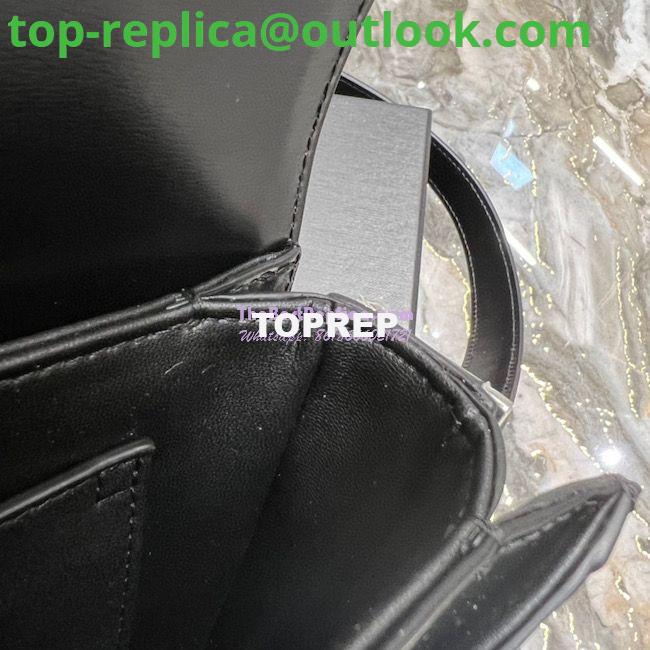 Replica YSL Saint Laurent Solferino Soft Satchel In Box Leather 635025 Black Silver Hardware 10 Replica YSL Saint Laurent Solferino Soft Satchel In Box Leather 635025 Black Silver Hardware 10