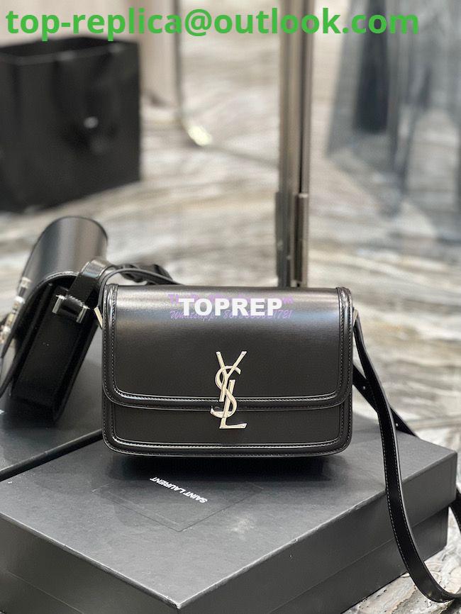 Replica YSL Saint Laurent Solferino Soft Satchel In Box Leather 635025 Black Silver Hardware 12 Replica YSL Saint Laurent Solferino Soft Satchel In Box Leather 635025 Black Silver Hardware 12