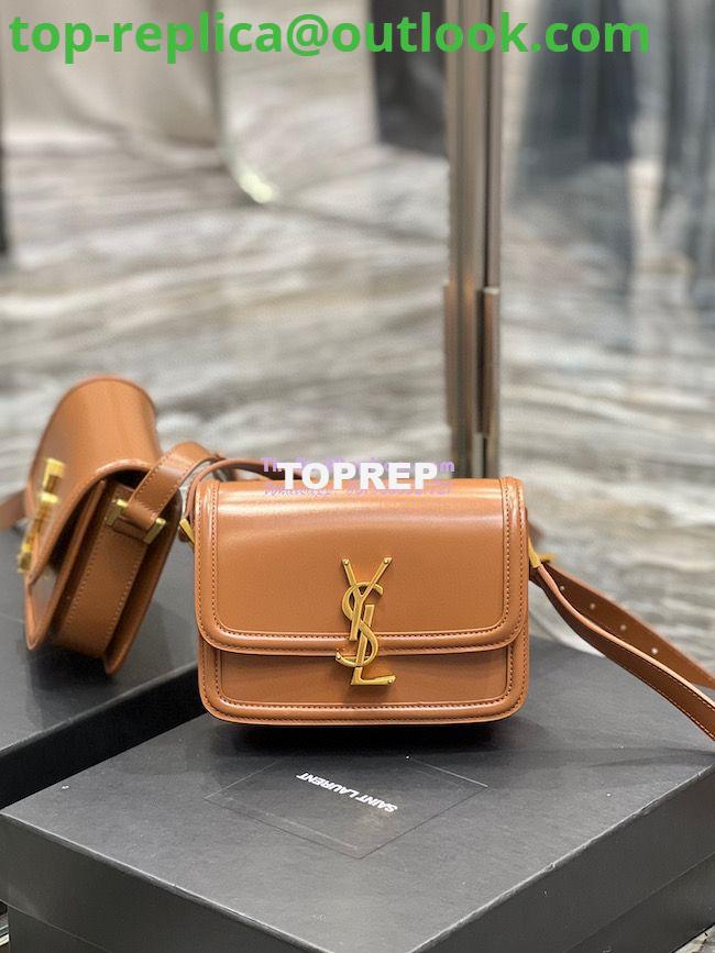 Replica YSL Saint Laurent Solferino Soft Satchel In Box Leather 635025 Dark Honey 3 Replica YSL Saint Laurent Solferino Soft Satchel In Box Leather 635025 Dark Honey 3