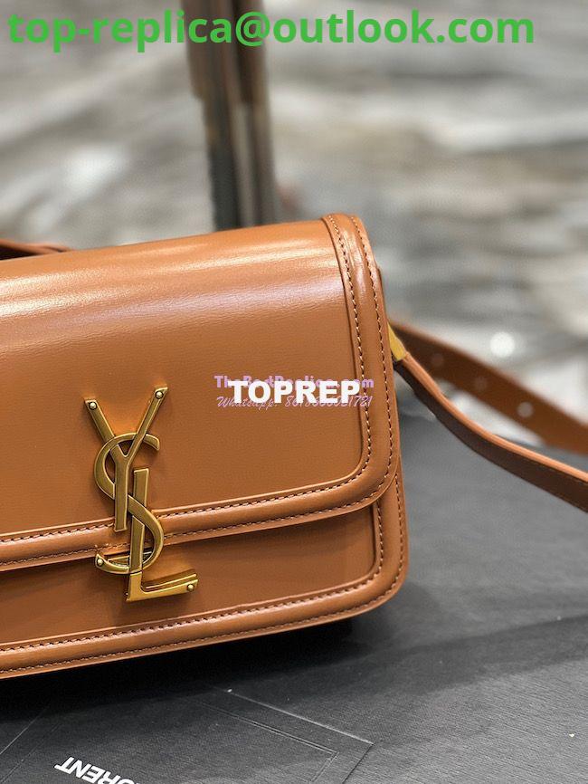 Replica YSL Saint Laurent Solferino Soft Satchel In Box Leather 635025 Dark Honey 6 Replica YSL Saint Laurent Solferino Soft Satchel In Box Leather 635025 Dark Honey 6