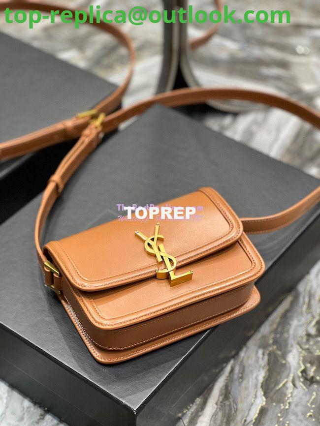 Replica YSL Saint Laurent Solferino Soft Satchel In Box Leather 635025 Dark Honey 9 Replica YSL Saint Laurent Solferino Soft Satchel In Box Leather 635025 Dark Honey 9