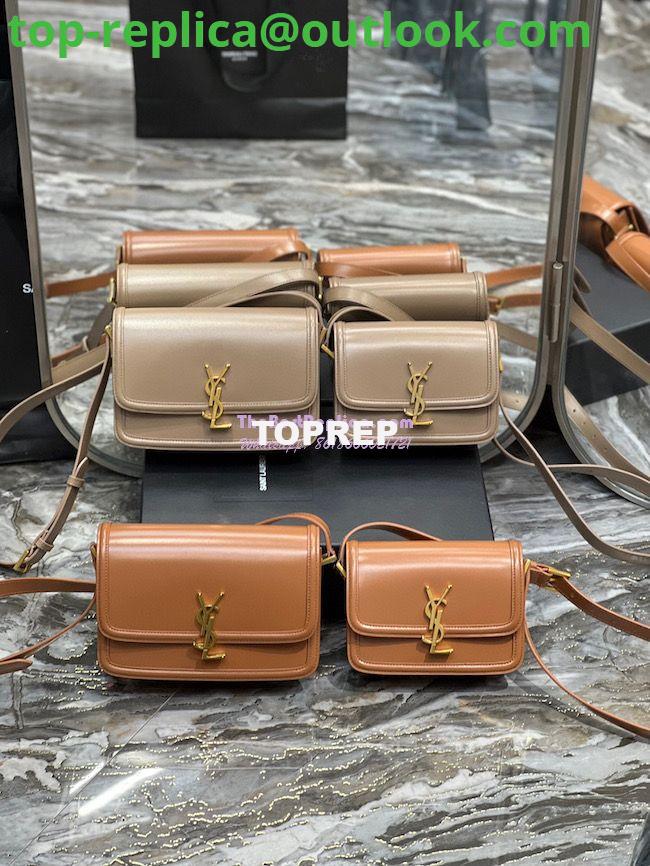 Replica YSL Saint Laurent Solferino Soft Satchel In Box Leather 635025 Dark Toffee Replica YSL Saint Laurent Solferino Soft Satchel In Box Leather 635025 Dark Toffee