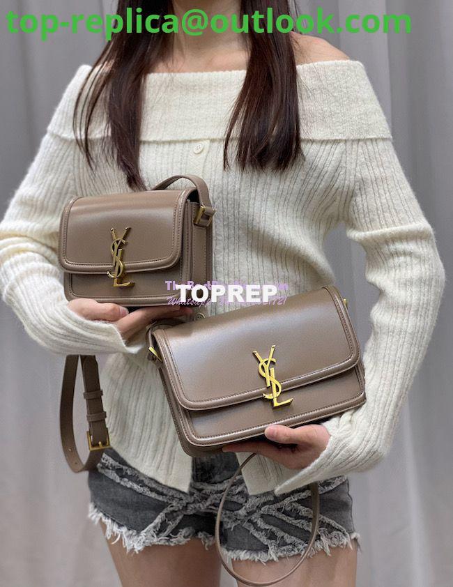Replica YSL Saint Laurent Solferino Soft Satchel In Box Leather 635025 Dark Toffee 3 Replica YSL Saint Laurent Solferino Soft Satchel In Box Leather 635025 Dark Toffee 3