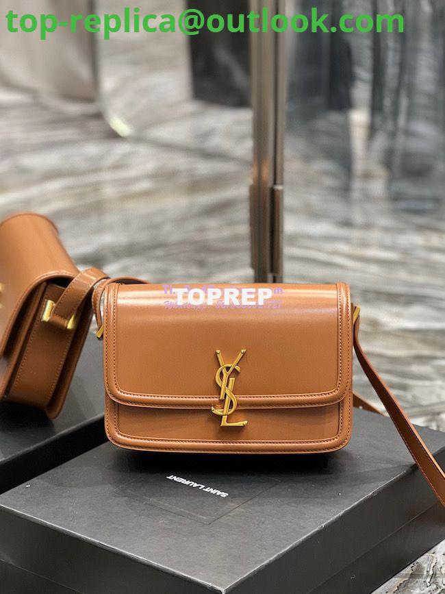 Replica YSL Saint Laurent Solferino Soft Satchel In Box Leather 635025 Dark Honey 15 Replica YSL Saint Laurent Solferino Soft Satchel In Box Leather 635025 Dark Honey 15
