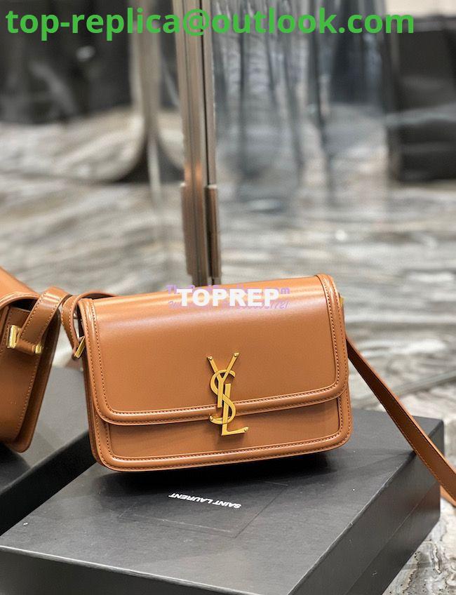 Replica YSL Saint Laurent Solferino Soft Satchel In Box Leather 635025 Dark Honey 16 Replica YSL Saint Laurent Solferino Soft Satchel In Box Leather 635025 Dark Honey 16
