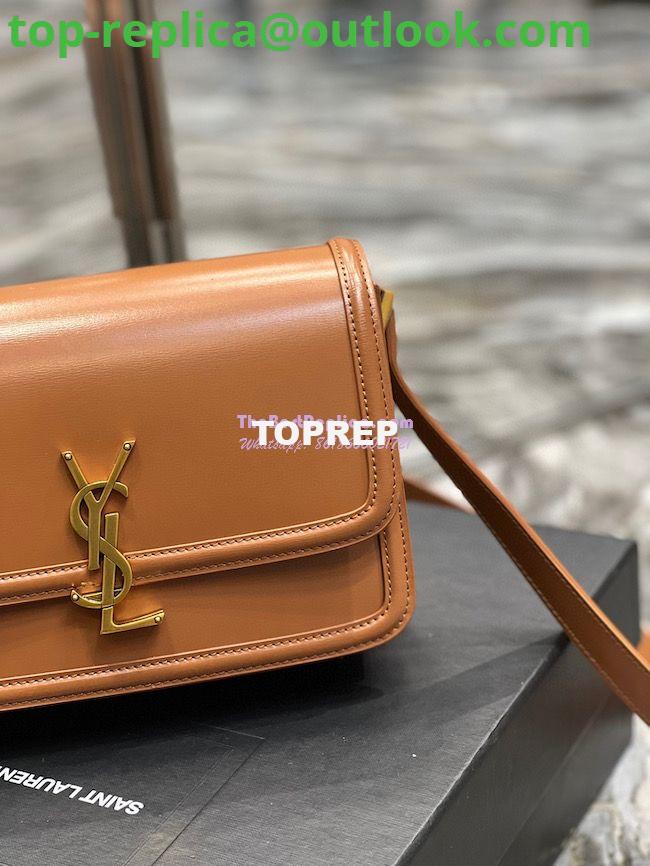 Replica YSL Saint Laurent Solferino Soft Satchel In Box Leather 635025 Dark Honey 17 Replica YSL Saint Laurent Solferino Soft Satchel In Box Leather 635025 Dark Honey 17