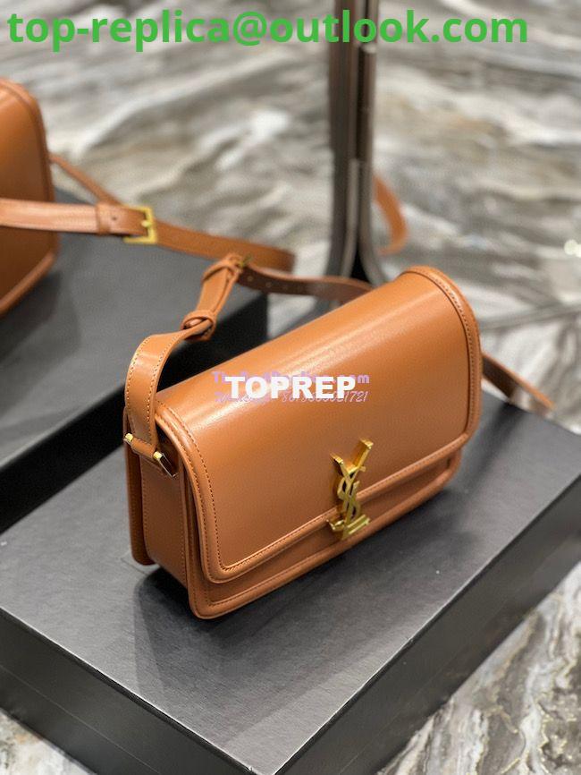 Replica YSL Saint Laurent Solferino Soft Satchel In Box Leather 635025 Dark Honey 18 Replica YSL Saint Laurent Solferino Soft Satchel In Box Leather 635025 Dark Honey 18