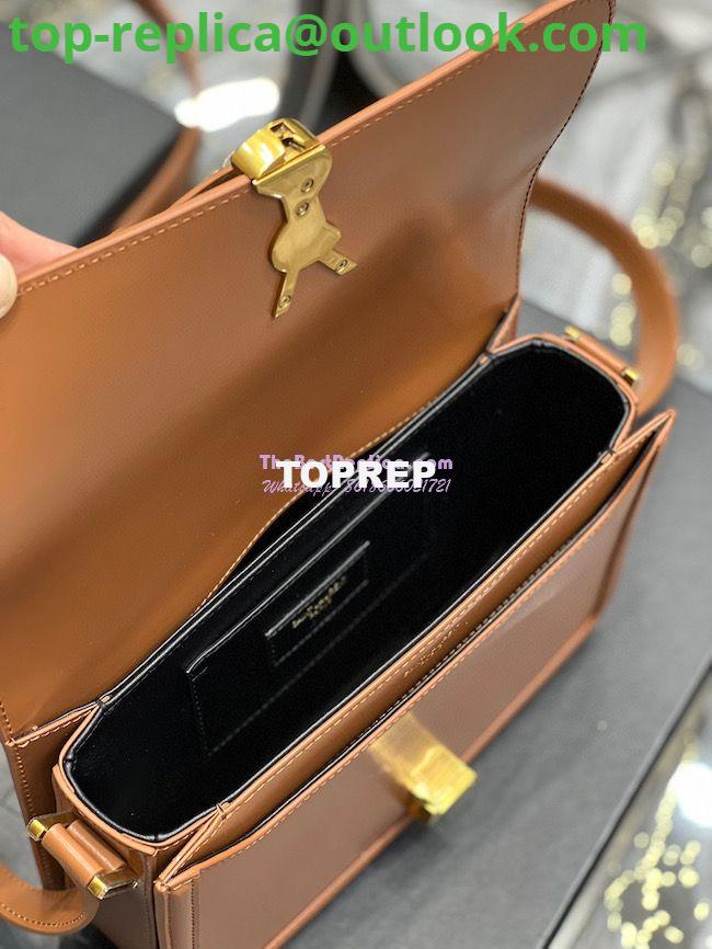 Replica YSL Saint Laurent Solferino Soft Satchel In Box Leather 635025 Dark Honey 21 Replica YSL Saint Laurent Solferino Soft Satchel In Box Leather 635025 Dark Honey 21