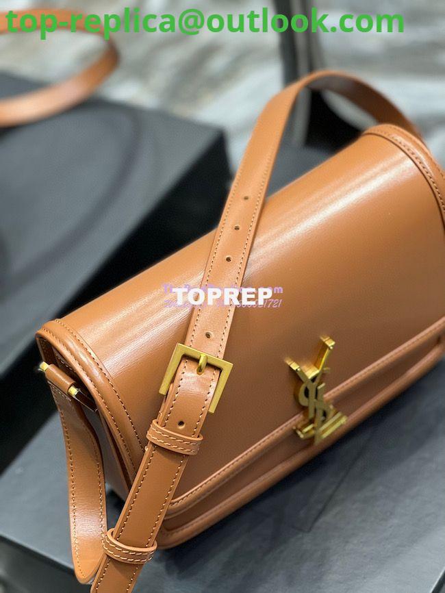 Replica YSL Saint Laurent Solferino Soft Satchel In Box Leather 635025 Dark Honey 22 Replica YSL Saint Laurent Solferino Soft Satchel In Box Leather 635025 Dark Honey 22