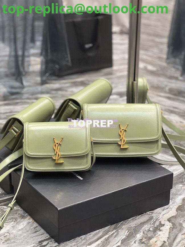 Replica YSL Saint Laurent Solferino Soft Satchel In Box Leather 635025 Pistache Replica YSL Saint Laurent Solferino Soft Satchel In Box Leather 635025 Pistache