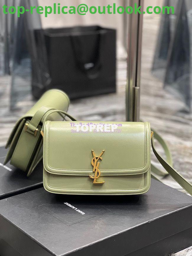 Replica YSL Saint Laurent Solferino Soft Satchel In Box Leather 635025 Pistache 11 Replica YSL Saint Laurent Solferino Soft Satchel In Box Leather 635025 Pistache 11