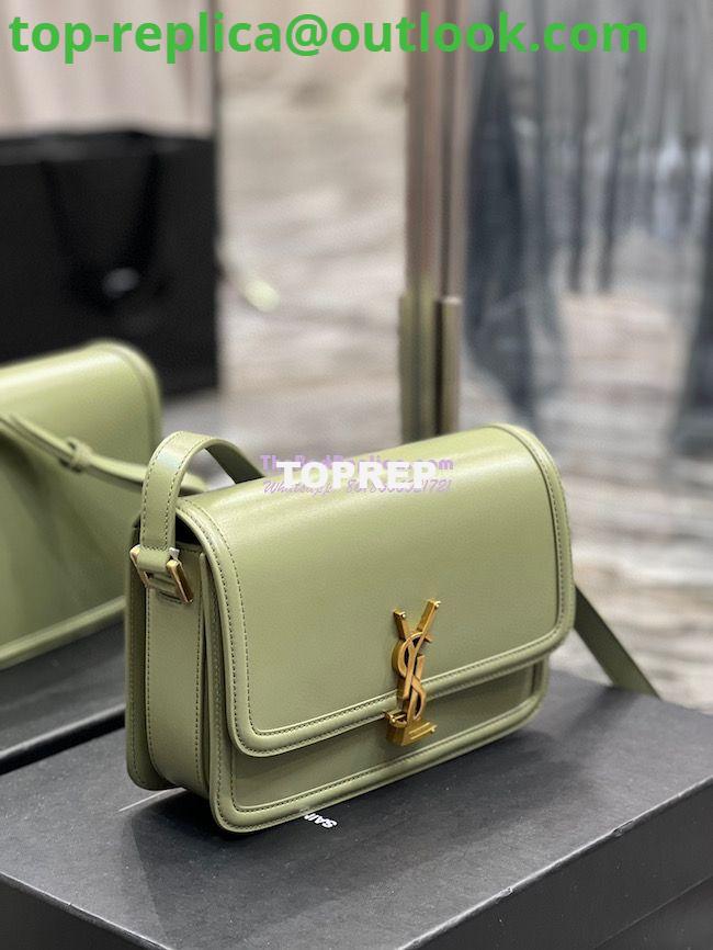 Replica YSL Saint Laurent Solferino Soft Satchel In Box Leather 635025 Pistache 13 Replica YSL Saint Laurent Solferino Soft Satchel In Box Leather 635025 Pistache 13