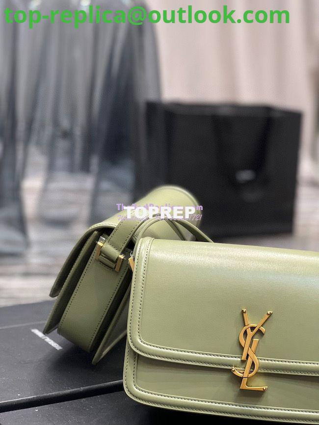 Replica YSL Saint Laurent Solferino Soft Satchel In Box Leather 635025 Pistache 14 Replica YSL Saint Laurent Solferino Soft Satchel In Box Leather 635025 Pistache 14