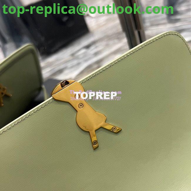 Replica YSL Saint Laurent Solferino Soft Satchel In Box Leather 635025 Pistache 20 Replica YSL Saint Laurent Solferino Soft Satchel In Box Leather 635025 Pistache 20