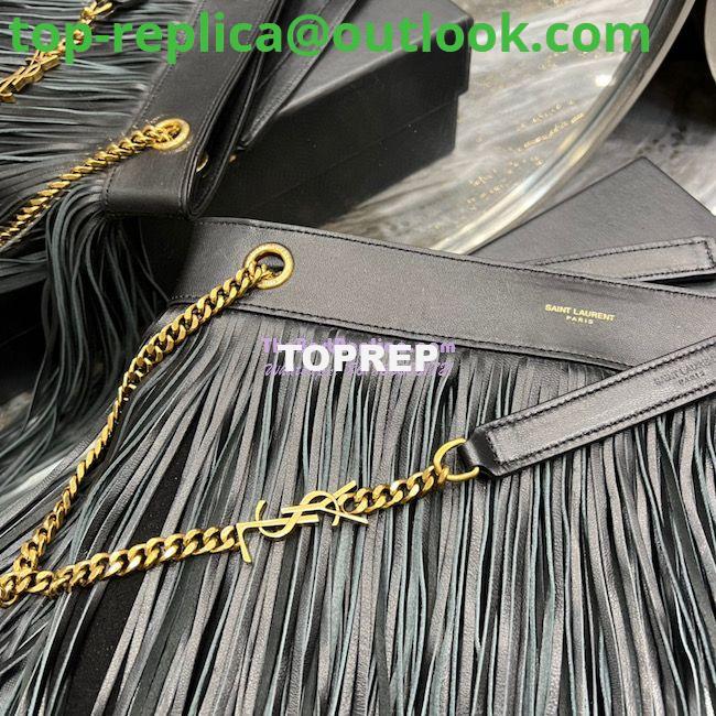Replica YSL Saint Laurent Grace Large Hobo Bag In Lambskin 6337521 Black 8 Replica YSL Saint Laurent Grace Large Hobo Bag In Lambskin 6337521 Black 8