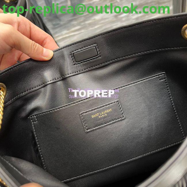 Replica YSL Saint Laurent Grace Large Hobo Bag In Lambskin 6337521 Black 12 Replica YSL Saint Laurent Grace Large Hobo Bag In Lambskin 6337521 Black 12