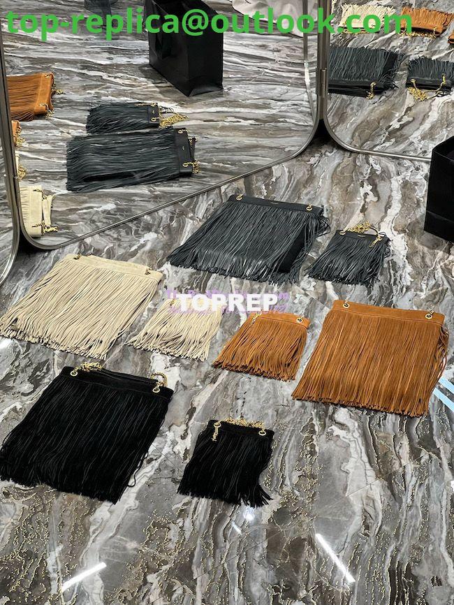 Replica YSL Saint Laurent Grace Large Hobo Bag In Suede 6337521 Tan Replica YSL Saint Laurent Grace Large Hobo Bag In Suede 6337521 Tan