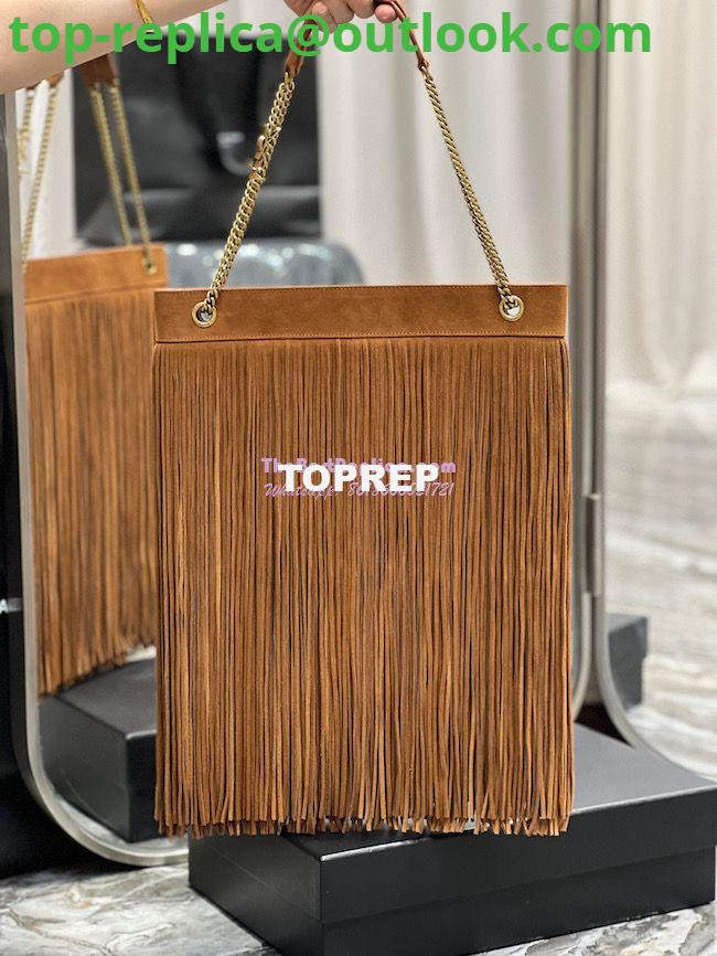 Replica YSL Saint Laurent Grace Large Hobo Bag In Suede 6337521 Tan 2 Replica YSL Saint Laurent Grace Large Hobo Bag In Suede 6337521 Tan 2