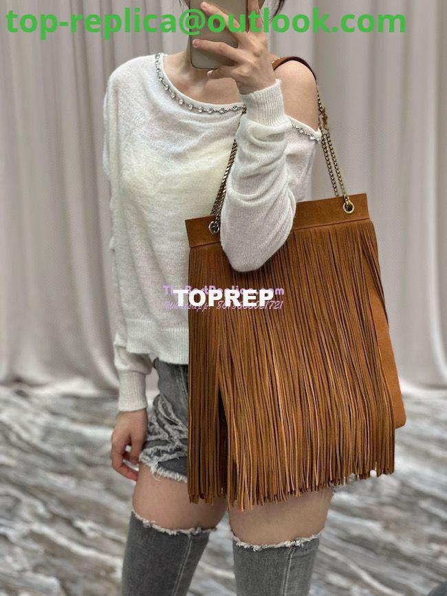 Replica YSL Saint Laurent Grace Large Hobo Bag In Suede 6337521 Tan 3 Replica YSL Saint Laurent Grace Large Hobo Bag In Suede 6337521 Tan 3