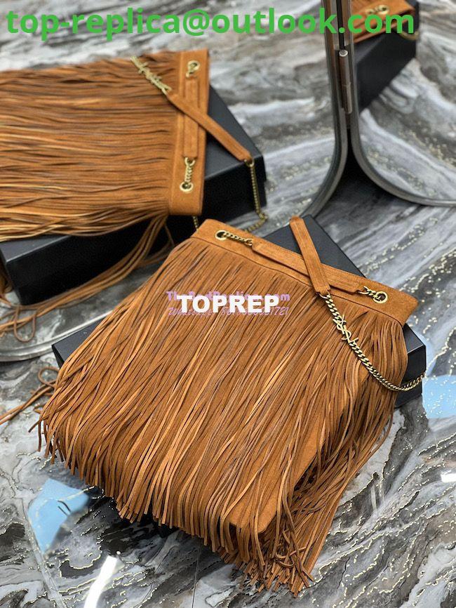 Replica YSL Saint Laurent Grace Large Hobo Bag In Suede 6337521 Tan 8 Replica YSL Saint Laurent Grace Large Hobo Bag In Suede 6337521 Tan 8