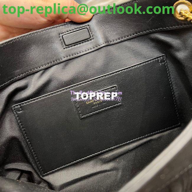 Replica YSL Saint Laurent Grace Large Hobo Bag In Suede 6337521 Black 10 Replica YSL Saint Laurent Grace Large Hobo Bag In Suede 6337521 Black 10