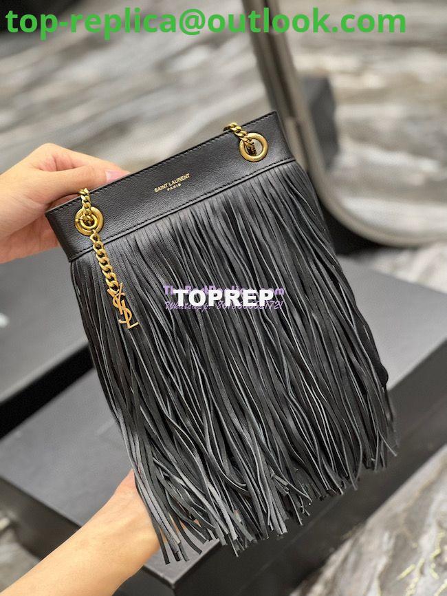 Replica YSL Saint Laurent Grace Small Chain Bag In Lambskin 6337530 Black 5 Replica YSL Saint Laurent Grace Small Chain Bag In Lambskin 6337530 Black 5