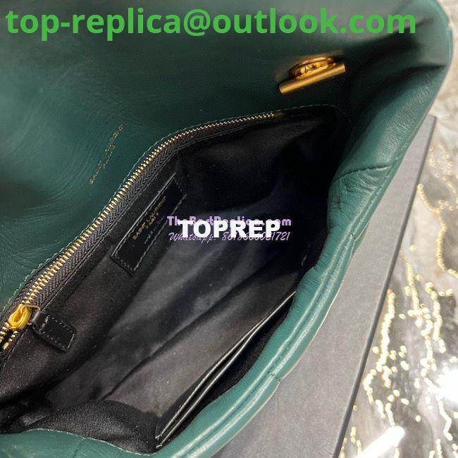 Replica YSL Saint Laurent Mini Loulou Puffer Toy Bag In Quilted Lambskin Dark Green 6 Replica YSL Saint Laurent Mini Loulou Puffer Toy Bag In Quilted Lambskin Dark Green 6