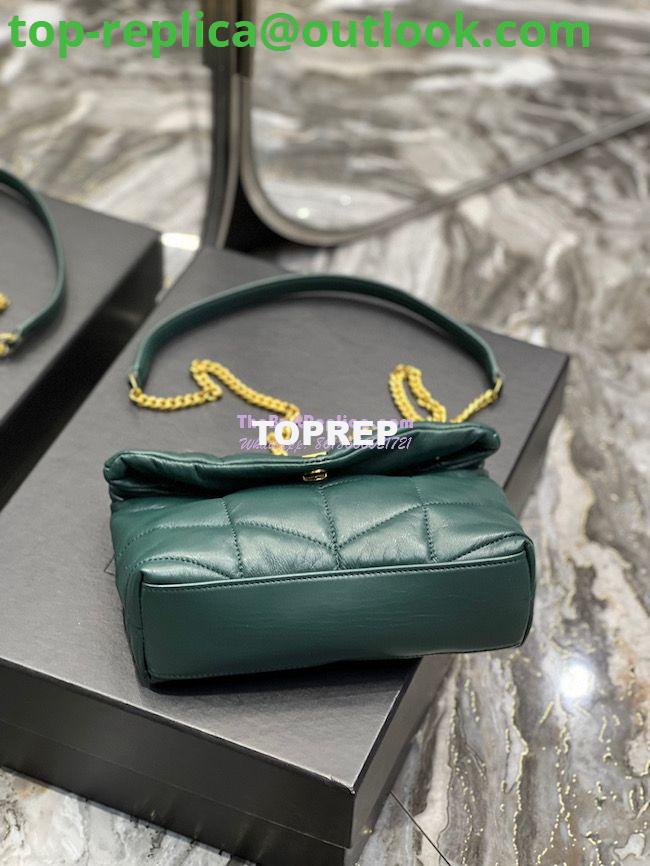 Replica YSL Saint Laurent Mini Loulou Puffer Toy Bag In Quilted Lambskin Dark Green 10 Replica YSL Saint Laurent Mini Loulou Puffer Toy Bag In Quilted Lambskin Dark Green 10