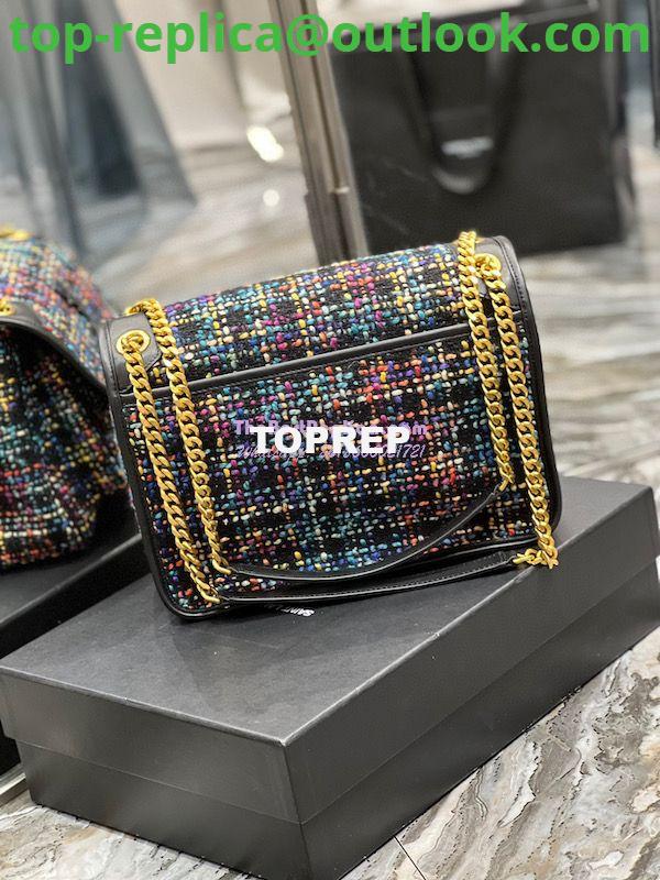 Replica YSL Saint Laurent Niki Multicolour Tweed Small Medium Shoulder Bag 633158 19 Replica YSL Saint Laurent Niki Multicolour Tweed Small Medium Shoulder Bag 633158 19