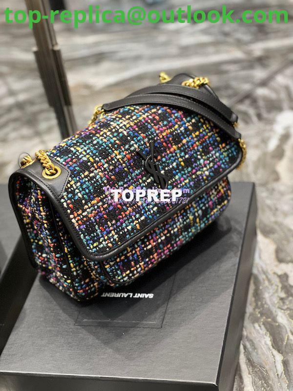 Replica YSL Saint Laurent Niki Multicolour Tweed Small Medium Shoulder Bag 633158 21 Replica YSL Saint Laurent Niki Multicolour Tweed Small Medium Shoulder Bag 633158 21