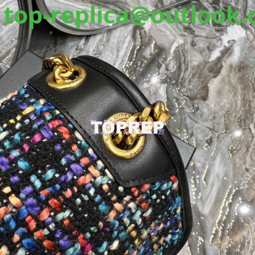 Replica YSL Saint Laurent Niki Multicolour Tweed Small Medium Shoulder Bag 633158 22